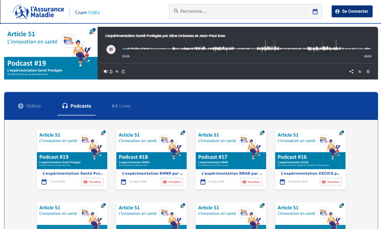 Podcasts de la CNAM