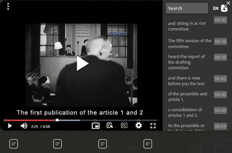 Sous-titrage vidéo Live multilingue (8 langues)